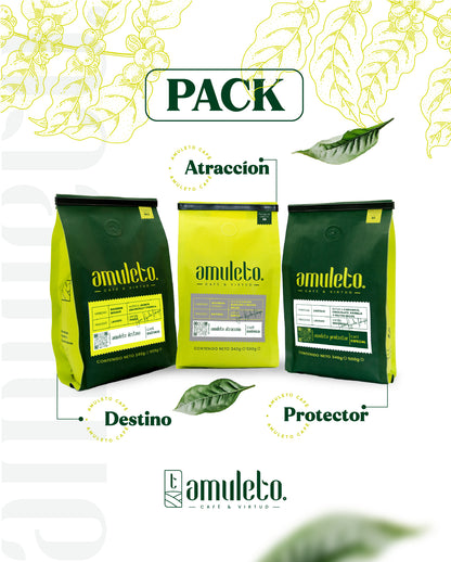 Pack Amuleto 5% Descuento - Protector, Destino & Atracción
