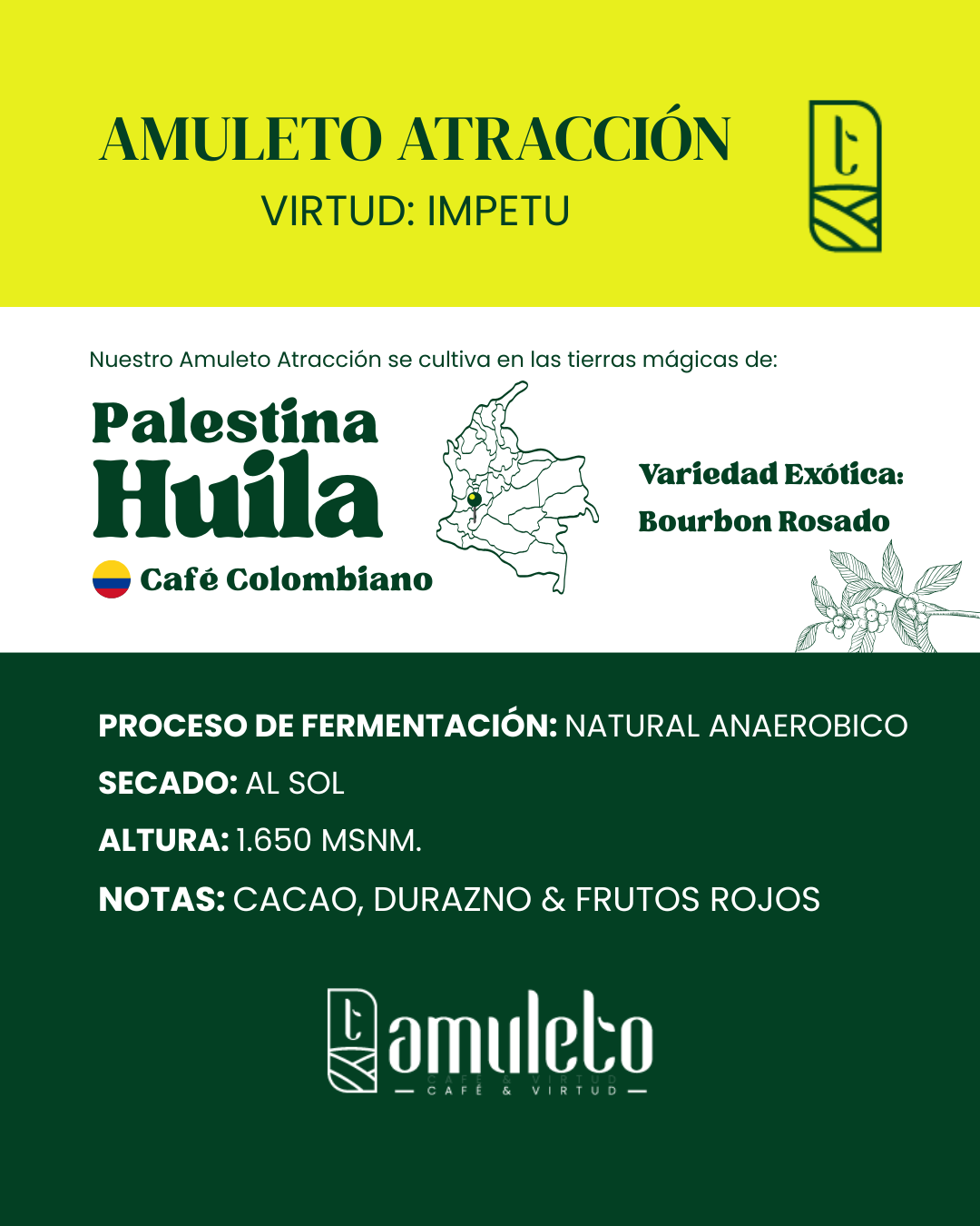 Amuleto Atracción | Café Exótico