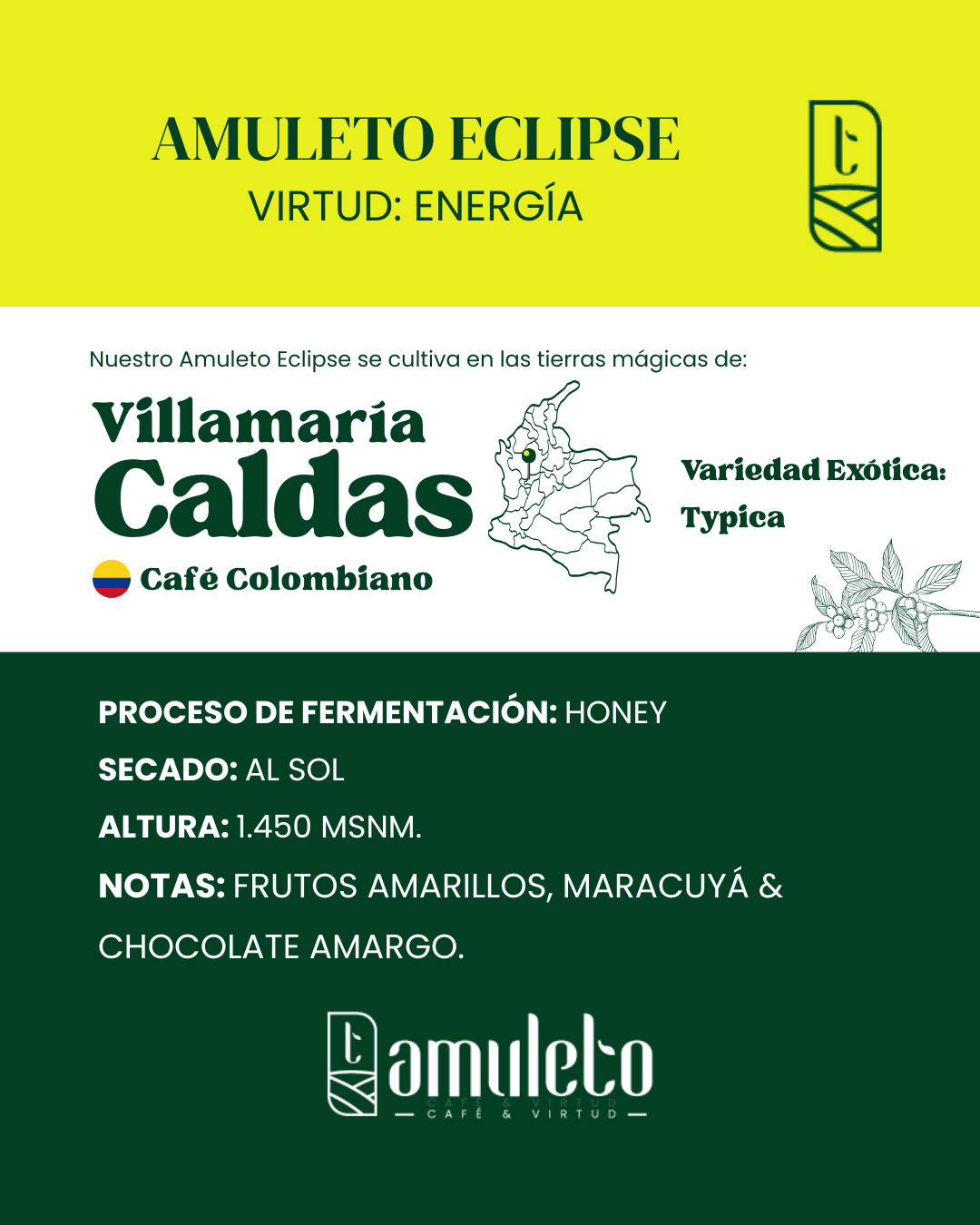 Amuleto Eclipse | Café Exótico